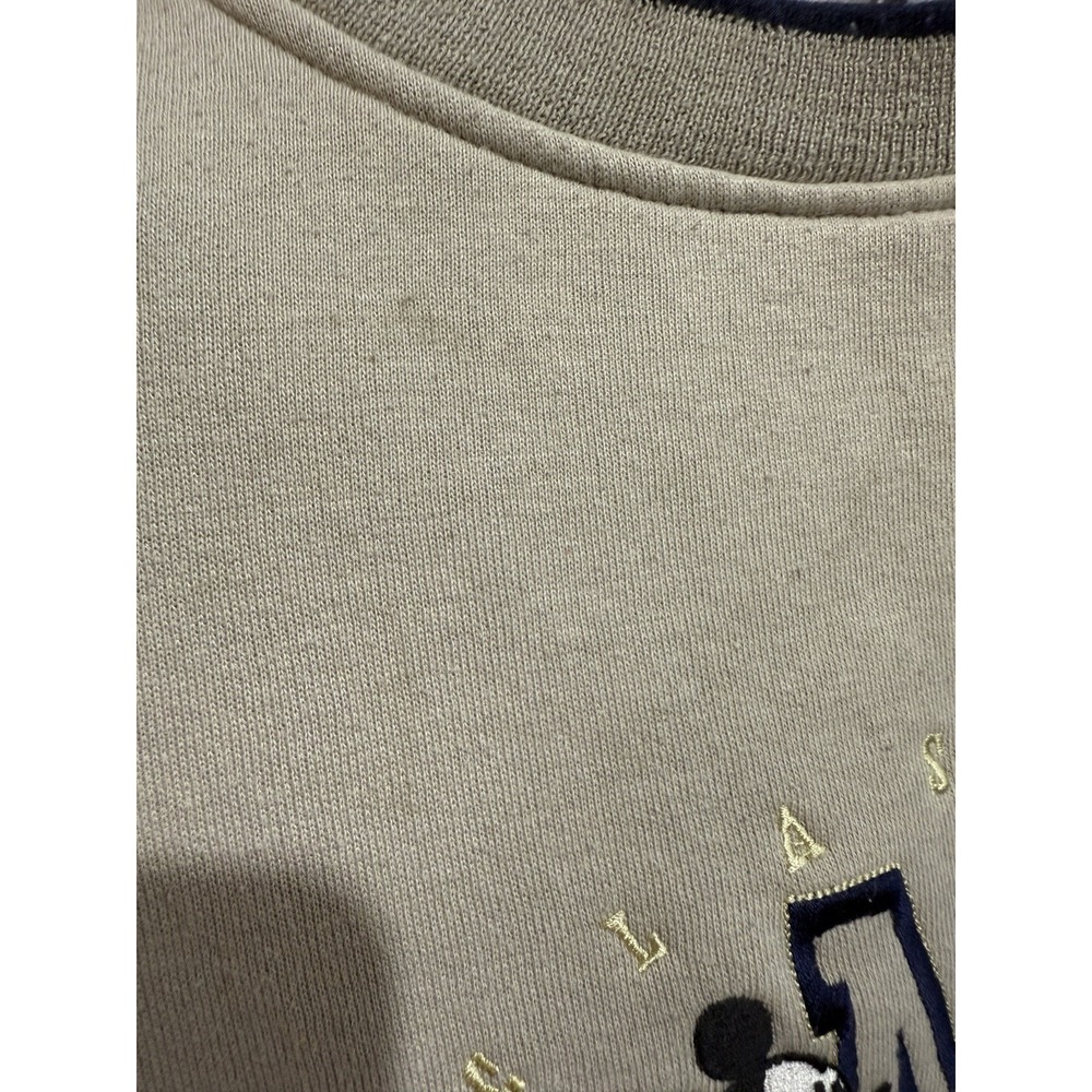 VINTAGE Mickey & Co Disney Sweatshirt Crewneck  Embroidered Graphic Sz L  Large - Picture 8 of 15